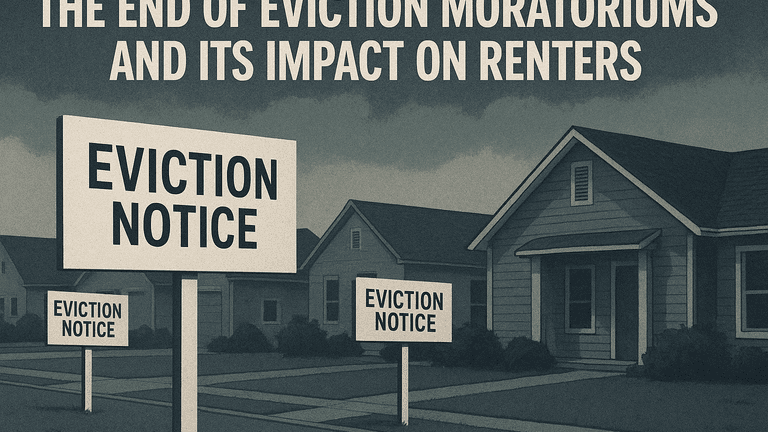 The End of Eviction Moratoriums and Its Impact on Renters