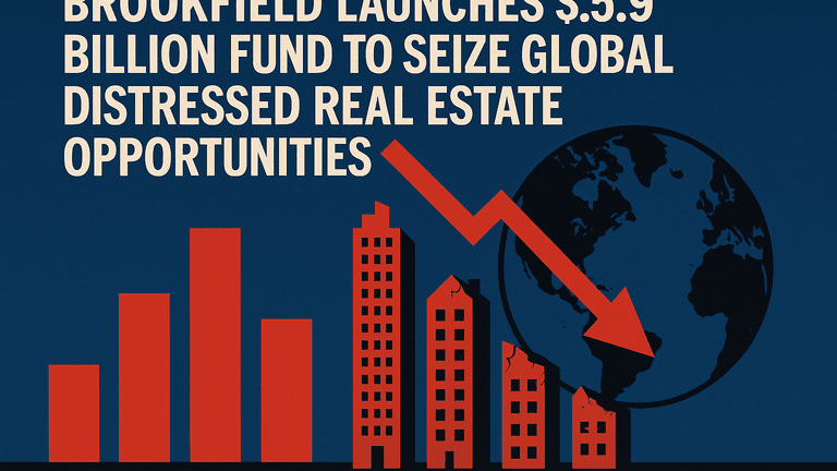 Brookfield Launches $5.9 Billion Fund to Seize Global Distressed Real Estate Opportunities