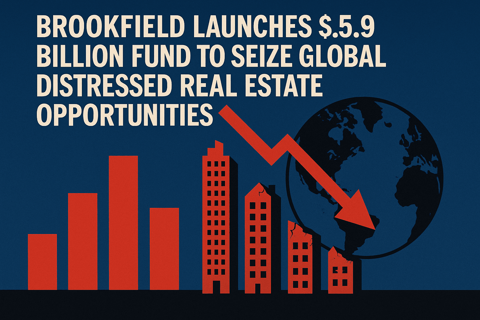 Brookfield Launches $5.9 Billion Fund to Seize Global Distressed Real Estate Opportunities