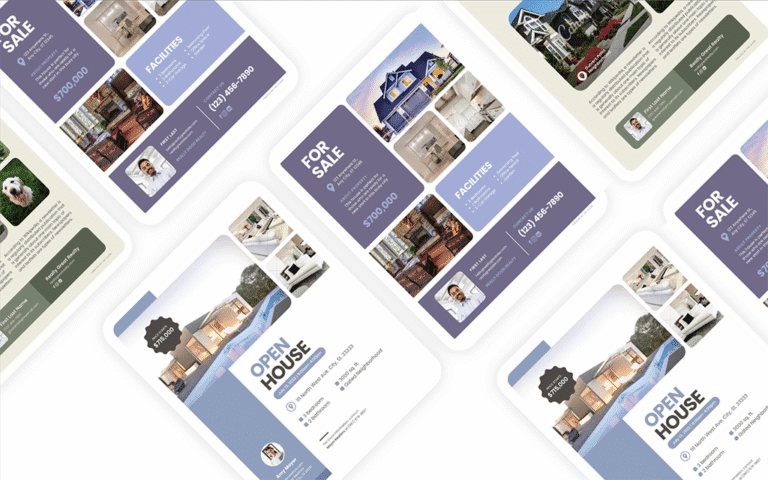 Elevate your gci: 15 inspiring real estate flyer designs and